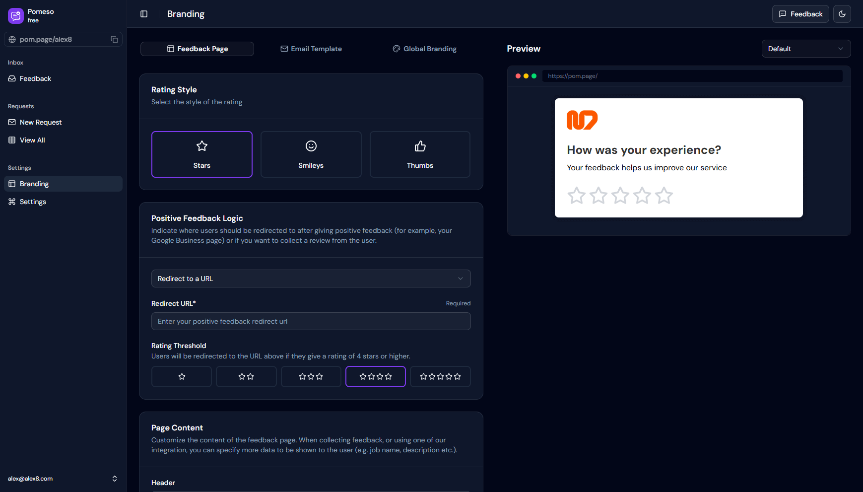Smart review filtering interface